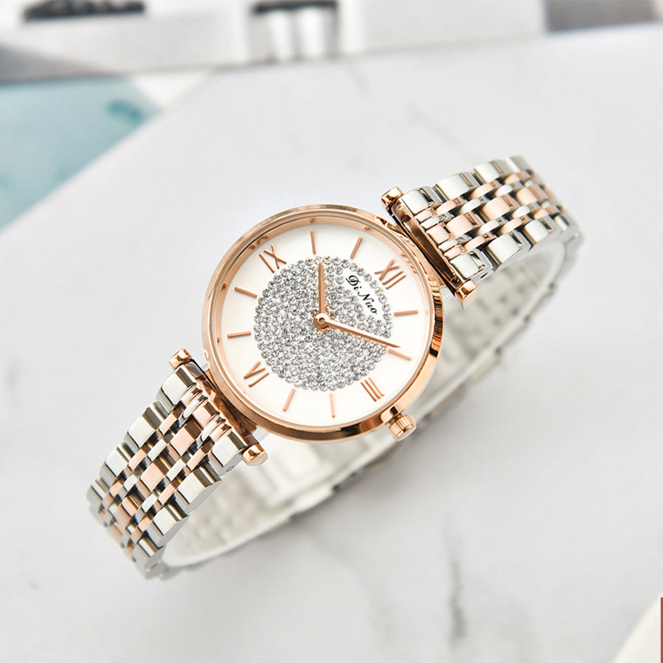 Women's Sparkling Crystal-Accented Fashion Watch