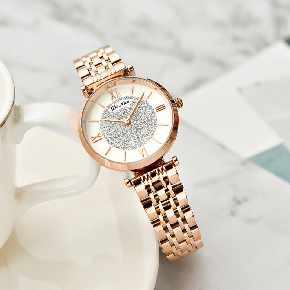 Women's Sparkling Crystal-Accented Fashion Watch