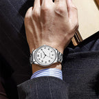 Men Women Day-Date Arabic Dial Quartz Watch