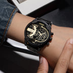 Men's Big Face Chronograph Sport Quartz Watch