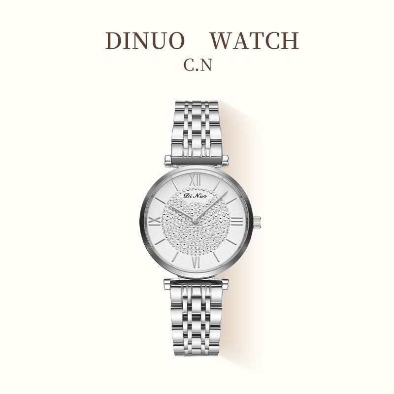 Women's Sparkling Crystal-Accented Fashion Watch