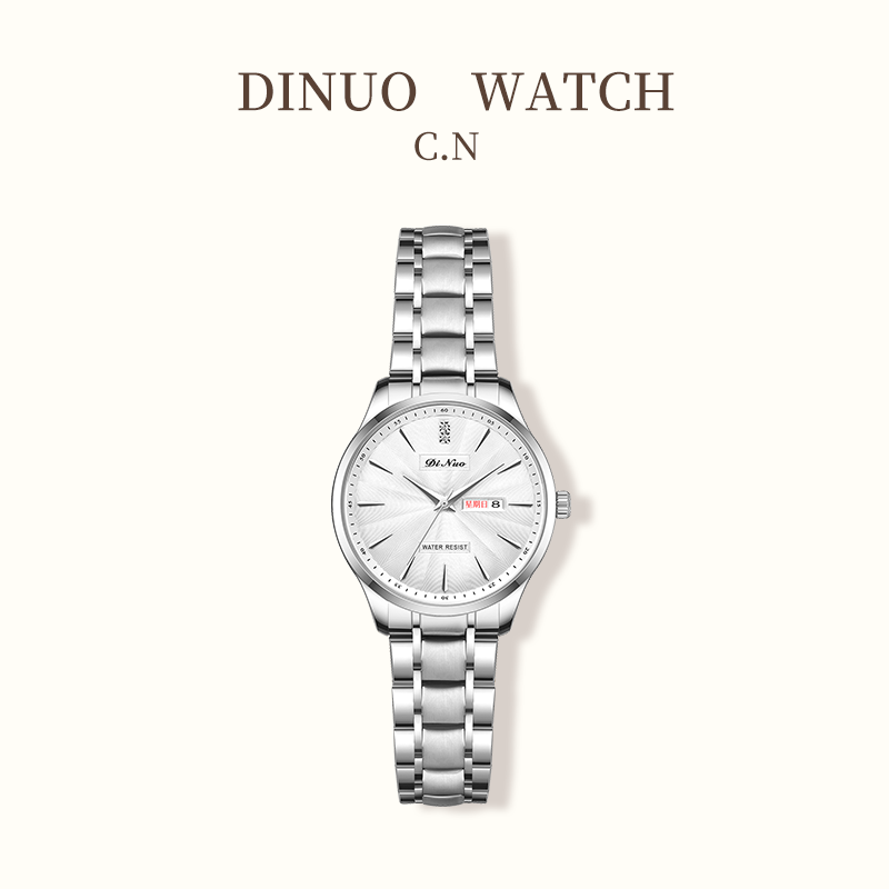 Men Women Day-Date Business Quartz Watch