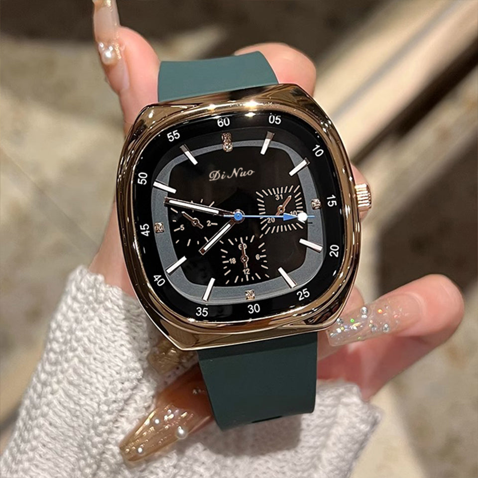 Women's Oversized Fashion Watch with Large Dial