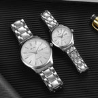 Men Women Day-Date Business Quartz Watch
