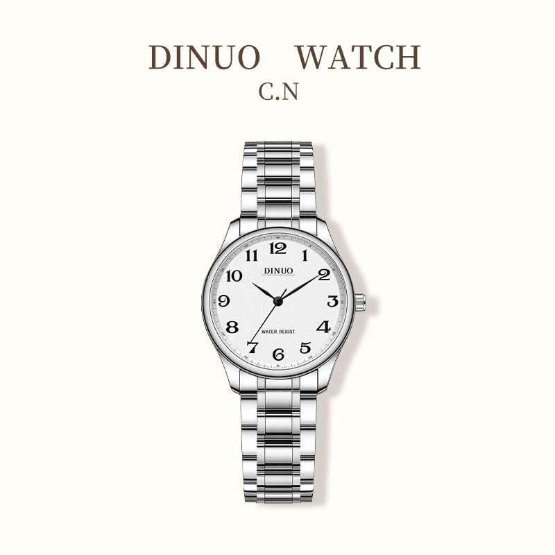 Men Women Day-Date Arabic Dial Quartz Watch