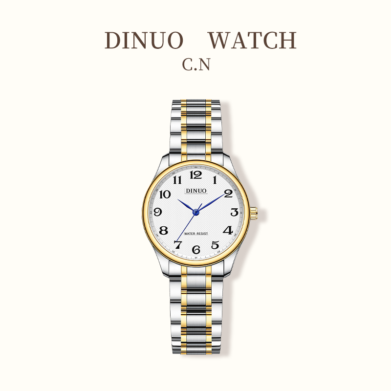 Men Women Day-Date Arabic Dial Quartz Watch