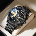 Men's Big Face Chronograph Sport Quartz Watch